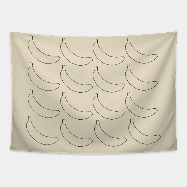 Bananas Tapestry by NomiCrafts