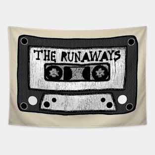 the runaways cassette black and white Tapestry