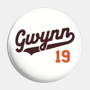 Gwynn 19, San Diego Baseball design Pin