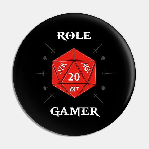 Role Gamer Pin by Creatiboom