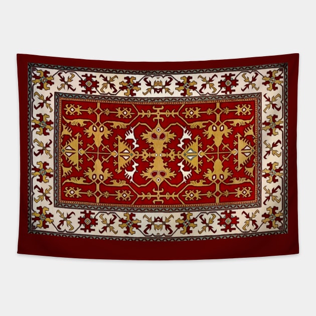 Armenian Folk Art Tapestry by doniainart