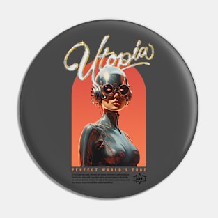 Cyberpunk Sci-Fi Utopia Futuristic Pin