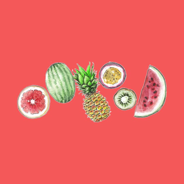 Tropical fruits by wanderinglaur