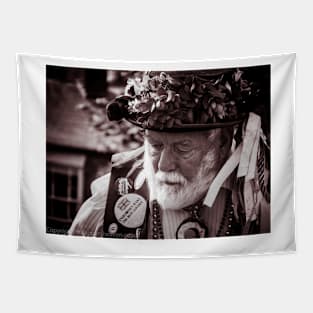 Bearded Morris dancer Tapestry