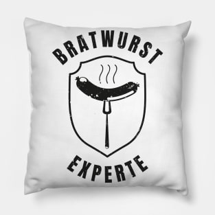 Bratwurst Experte Wurst Männer Grill BBQ Pillow