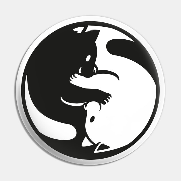 Yin Yang Cat Tao by Tobe Fonseca Pin by Tobe_Fonseca