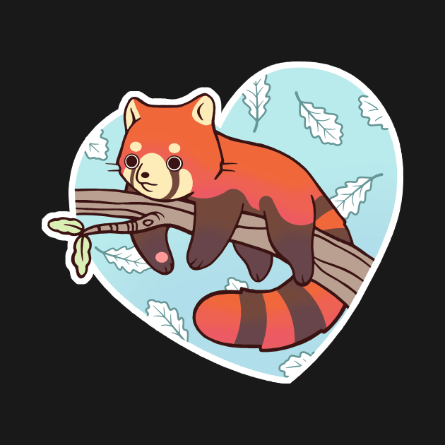 Red Panda Chill by SarahJoncas