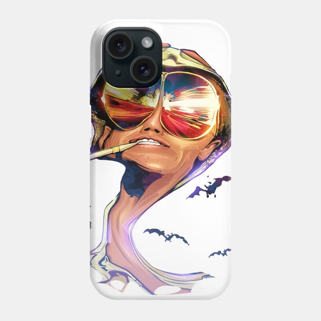 Fear and Loathing White Phone Case by nabakumov