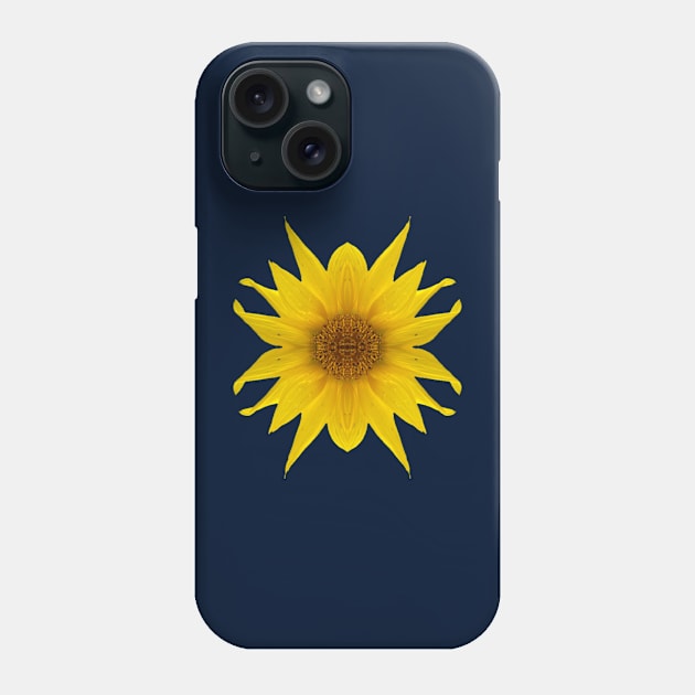 Spiky Yellow Flower Phone Case by Amanda1775