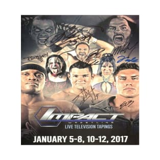 Autographed Impact Wrestling Photo T-Shirt