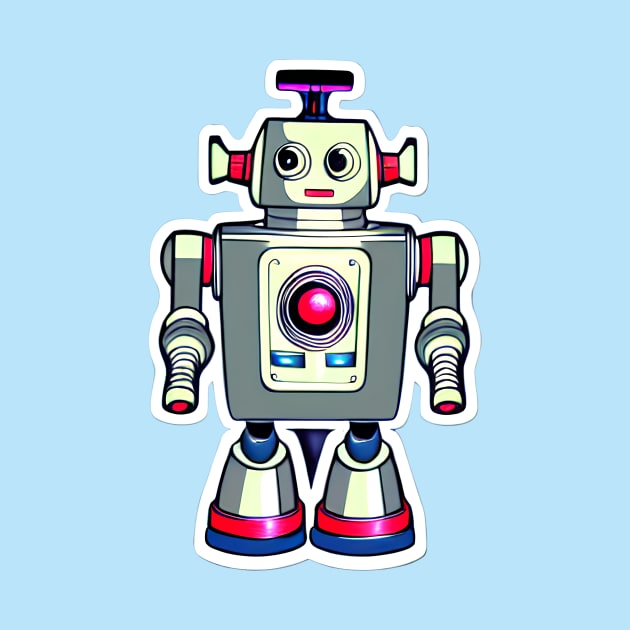 Retro Robot by AlienMirror