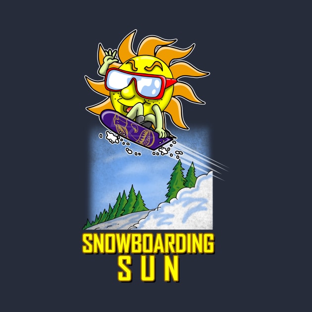 Snowboarding Sun Cool Winter Snow Sports Gift by Originals By Boggs