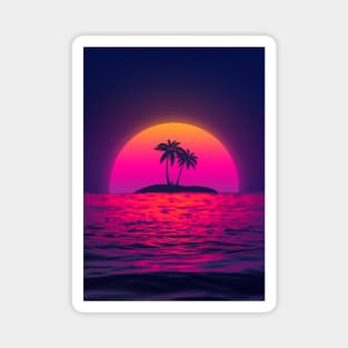 Beach Sunset Magnet