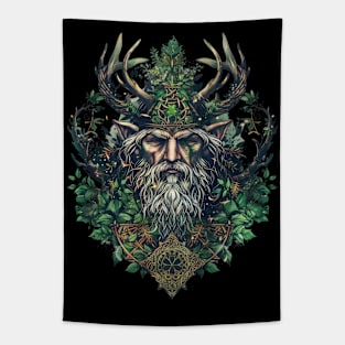 Wiccan pagan god Tapestry