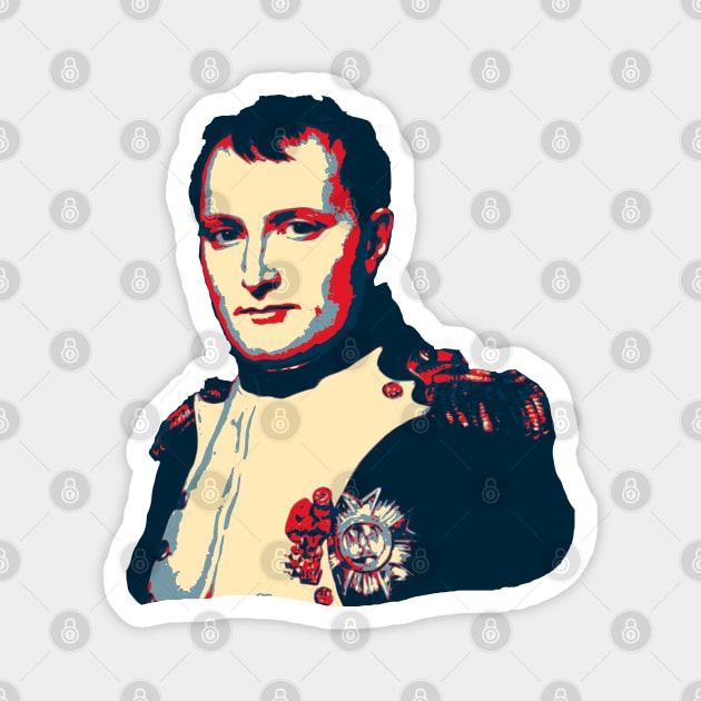 Napoleon Bonaparte Pop Art Magnet by Nerd_art