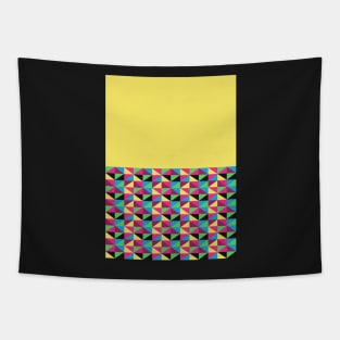 Funky Triangles on Yellow Tapestry