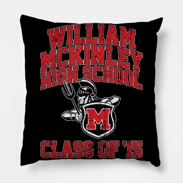 William McKinley High School Class of 15 (Variant) Pillow by huckblade