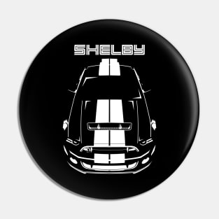 Ford Mustang Shelby GT500 S197 2013-2014 - White Stripes Pin