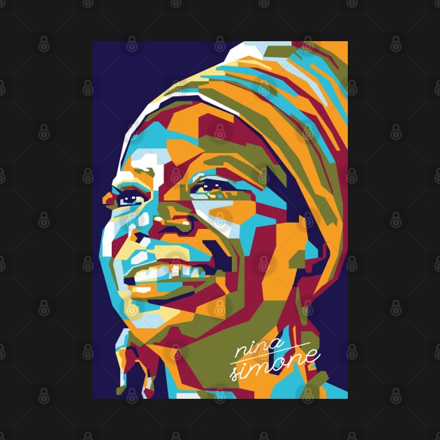 Abstract Popart nina simone by smd90