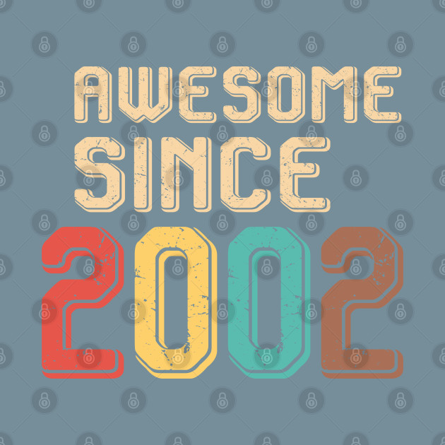 Disover Awesome Since 2002 - Awesome Since 2002 - T-Shirt