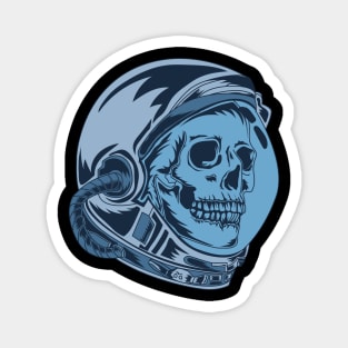 Astronaut Skull Magnet