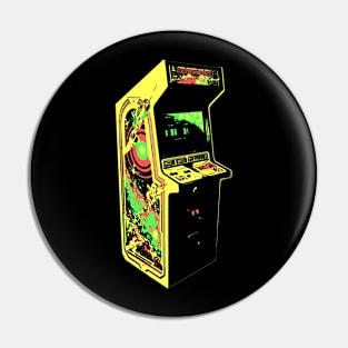 Space Duel Retro Arcade Game 2.0 Pin