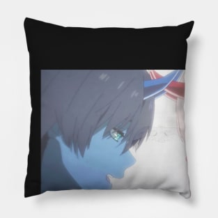 Hiro and Zero Two Pillow