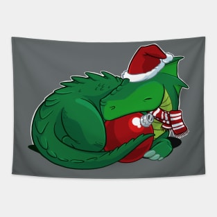 Green Dragon X-mas Tapestry