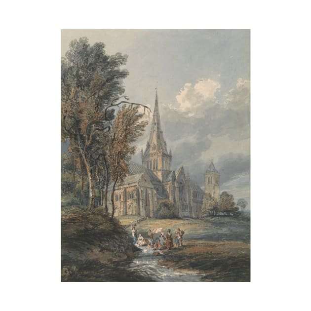 Glasgow Cathedral by Thomas Girtin by Classic Art Stall