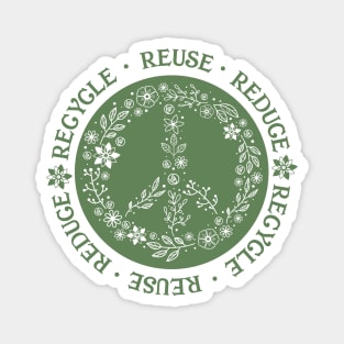 Recycle Reuse Reduce Magnet