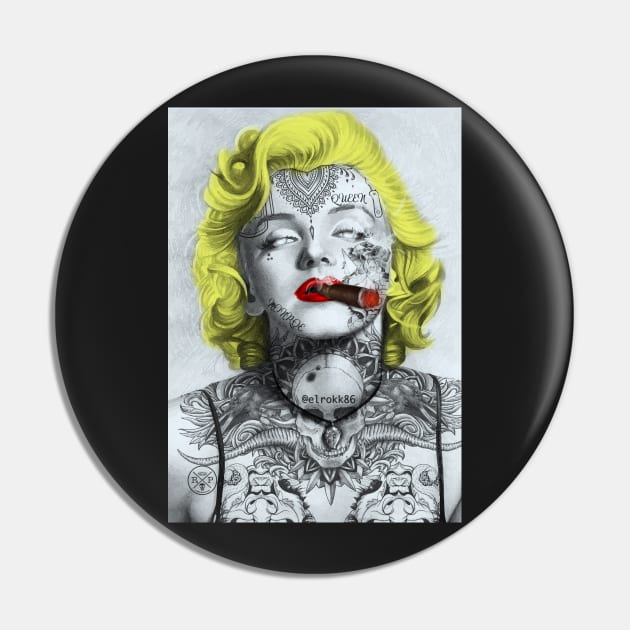 Tattooed Monroe Pin by Elrokk86