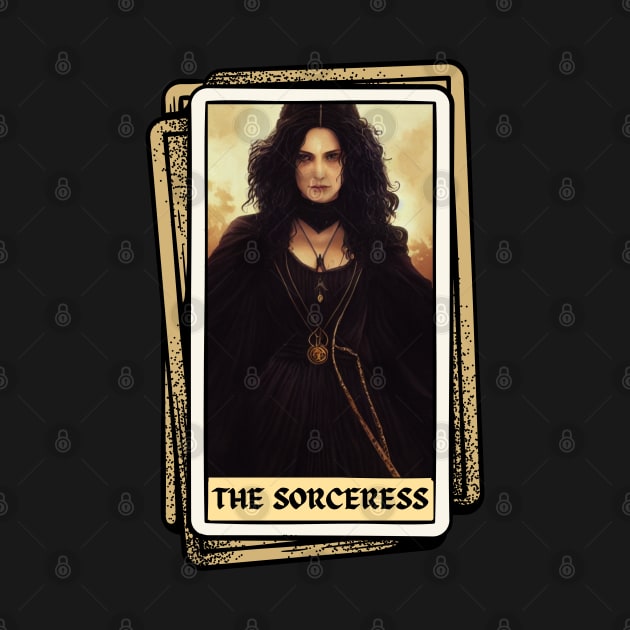 The Sorceress Tarot Card - Yen - Fantasy - Witcher by Fenay-Designs