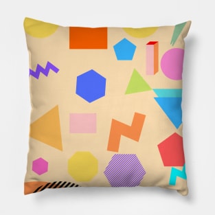 memphis art Pillow