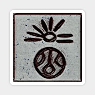 Taino Sun Symbol Magnet