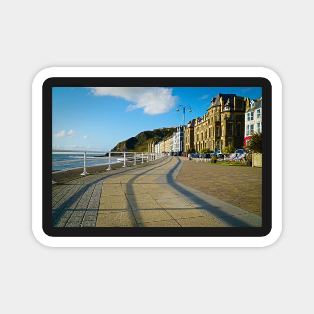 Aberystwyth Seafront Promenade North - Coastal Scenery Magnet by Harmony-Mind