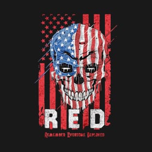 red skull america T-Shirt