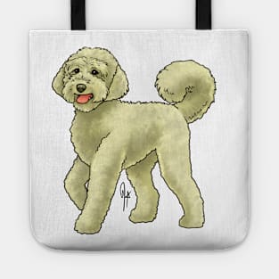 Dog - Labradoodle - Yellow Tote