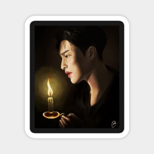 Lay Zhang - painting Magnet