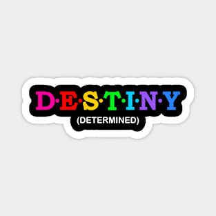 Destiny  - Determined. Magnet