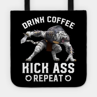 Wake Up.  Kick Ass.  Repeat. Tote