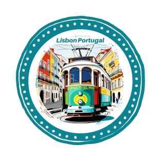 Lisbon Portugal Trolley Car T-Shirt