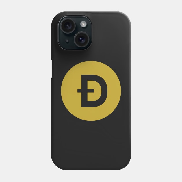 Dogecoin Doge HODL To the Moon Crypto Meme Phone Case by Prossori