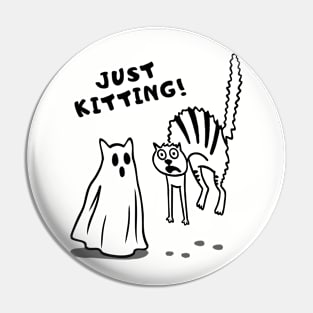 Just kitting - just kidding cats cats lover gift Pin