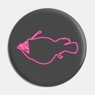 80s Retro Neon Sign Anglerfish Pin