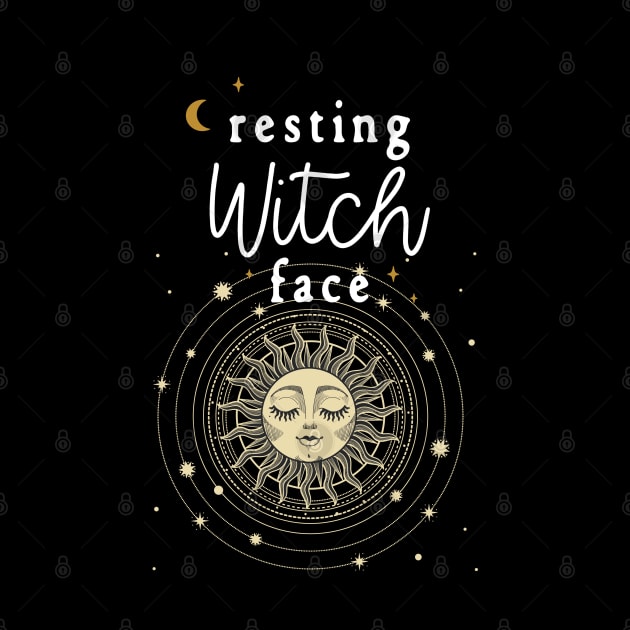 Resting Witch Face Funny Pagan Wicca Magic by Apathecary