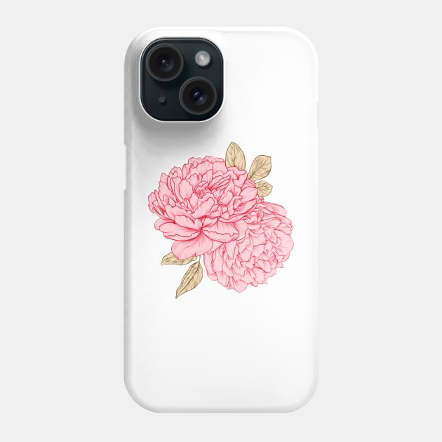 Pink Peonies Phone Case by LauraOConnor