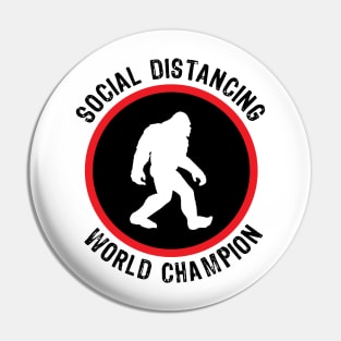 Bigfoot - Social Distancing World Champion Pin