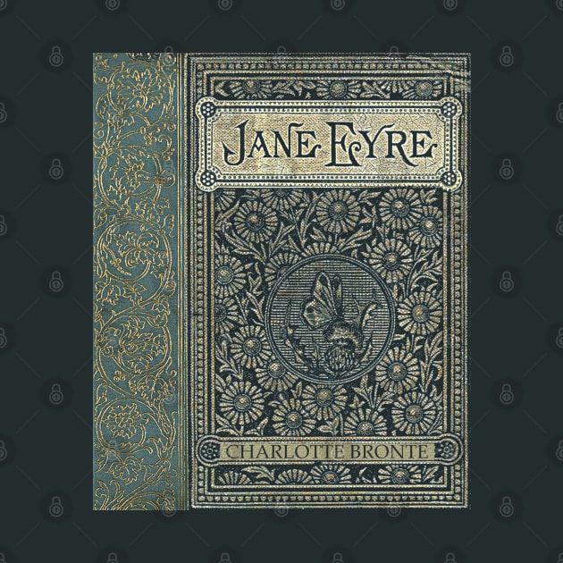 Jane Eyre Old Book Cover Design by JoolyA