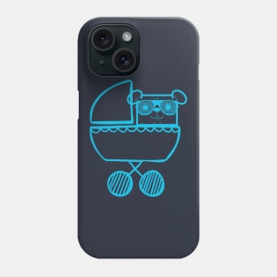 Dog In Stroller with Sunglasses - Thug Life Phone Case