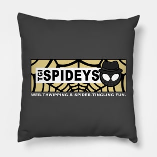 Noir TGI Spideys Pillow